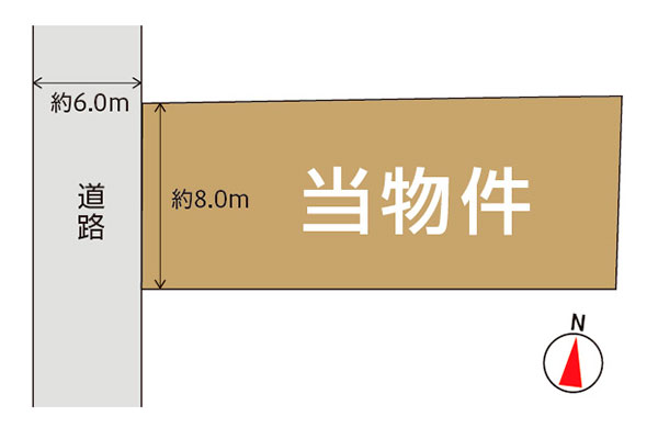 伊豆の国南江間売土地　区画図