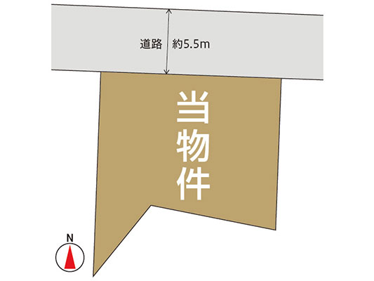 沼津市石川売土地　区画図